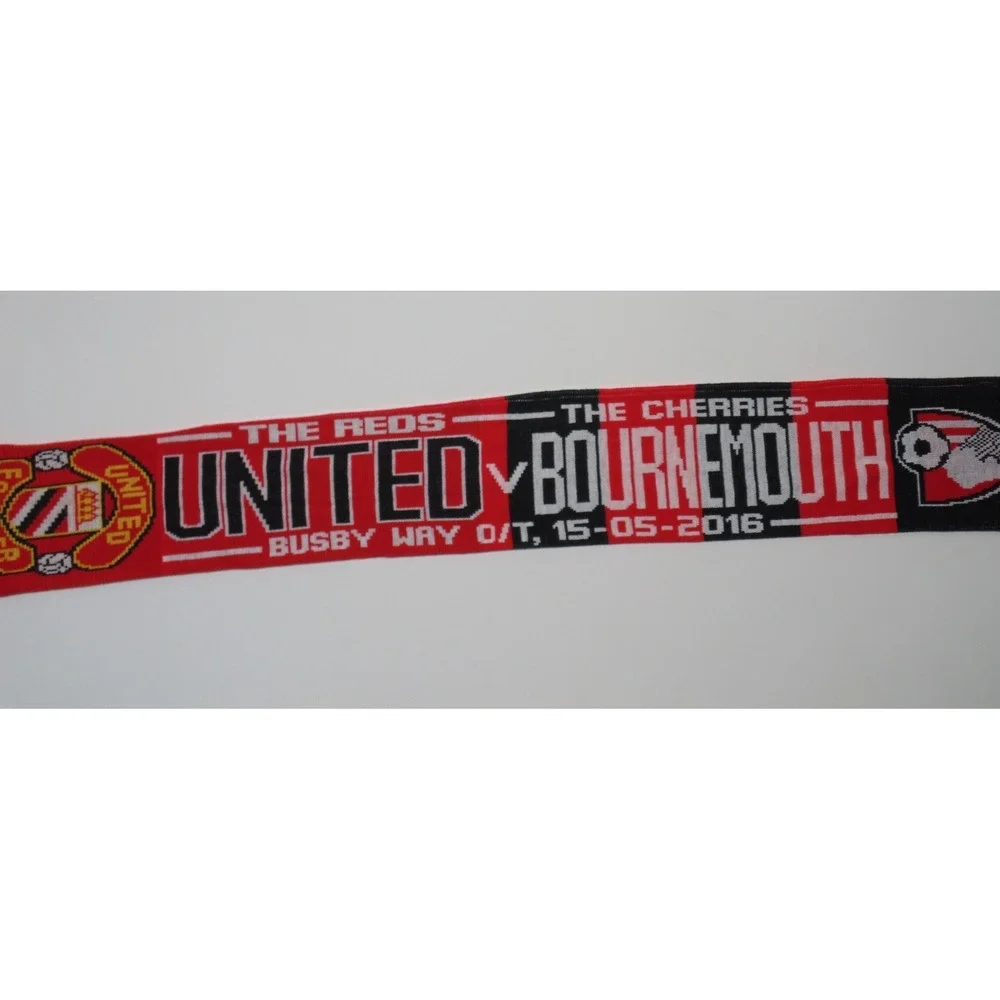 Manchester Reds United : Bournemouth Cherries‎ May 15, 2016 Busby Way O/T Scarf